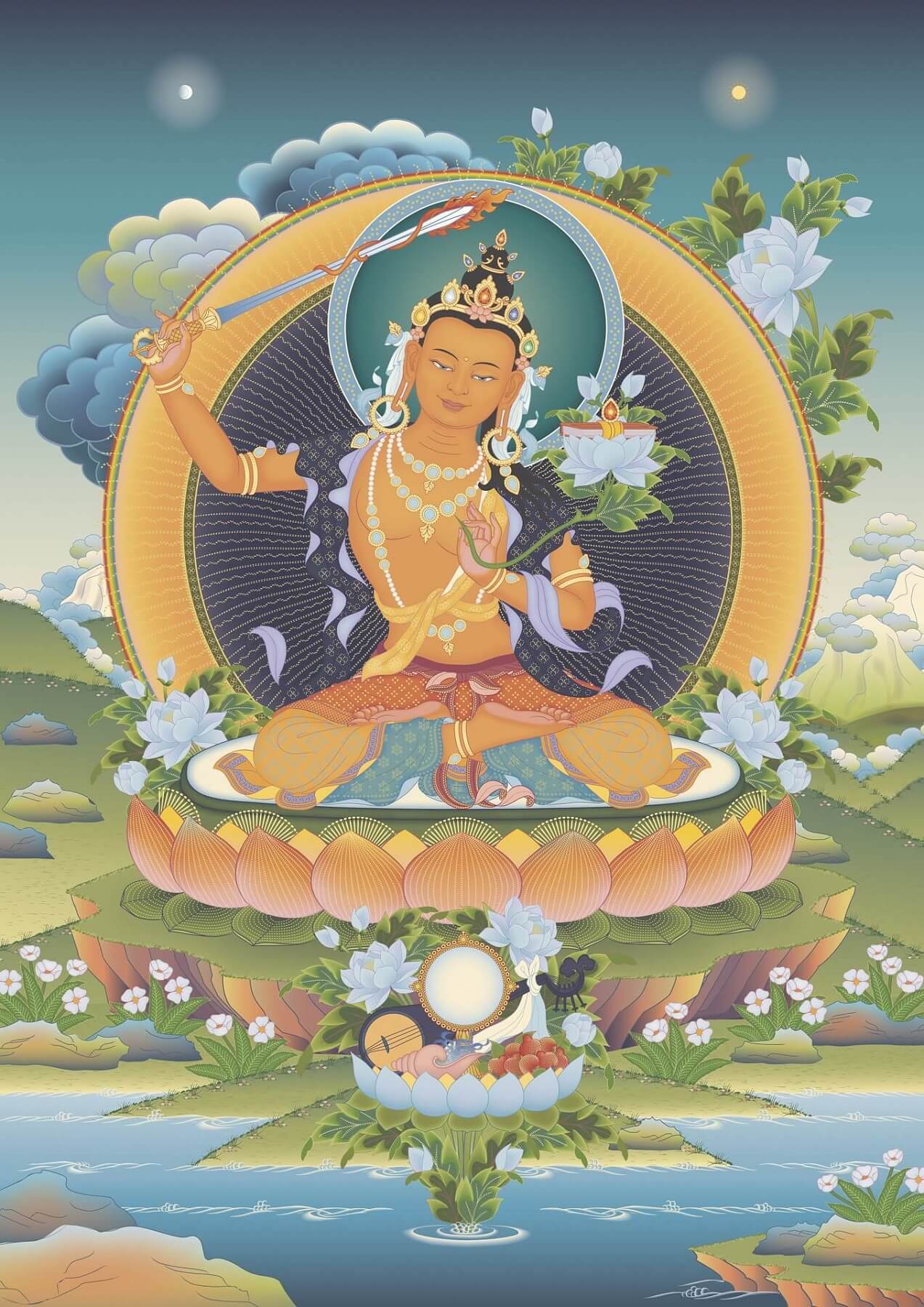 Buddha-Manjushri