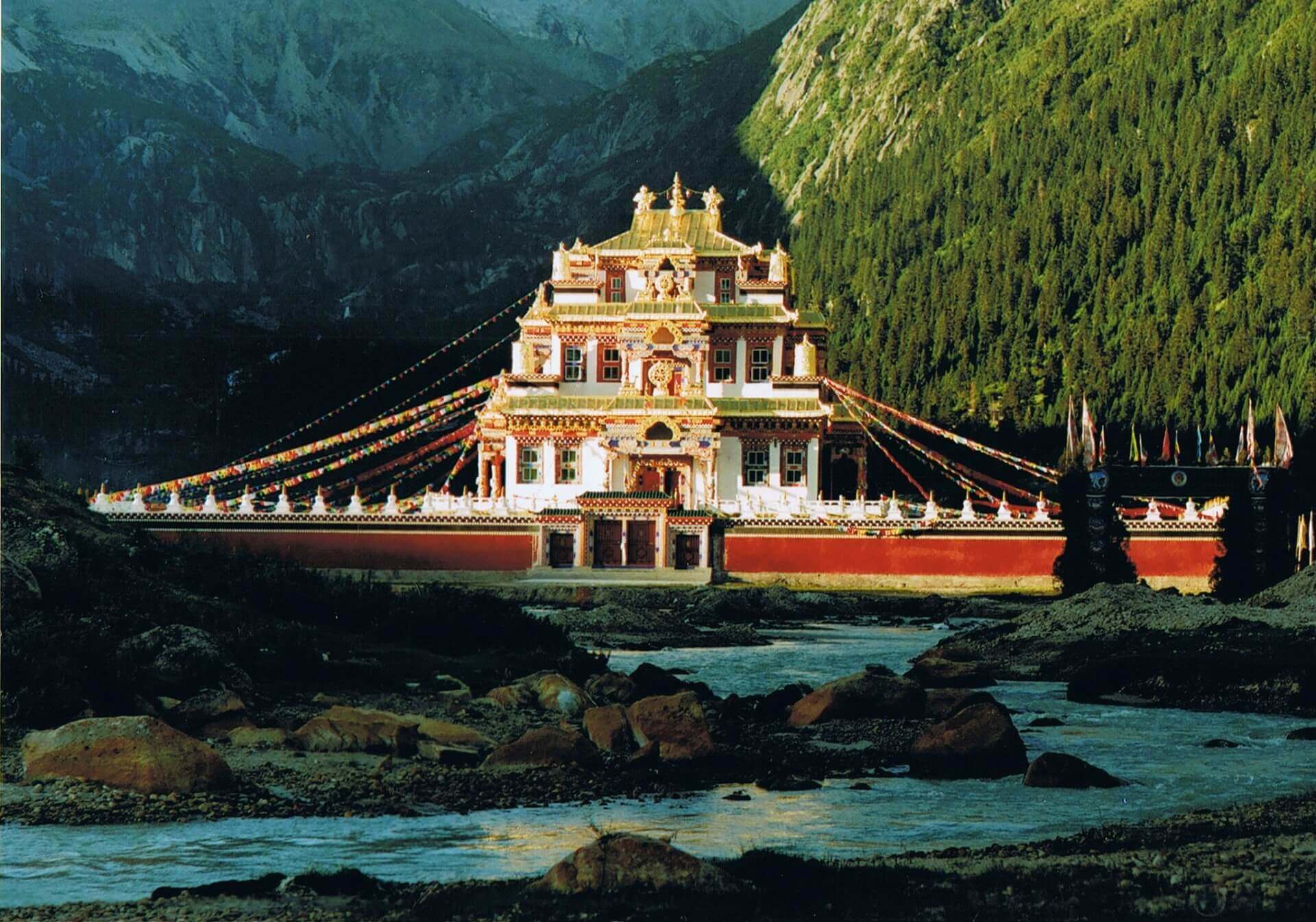 Zangdok Palri Temple river Tibet